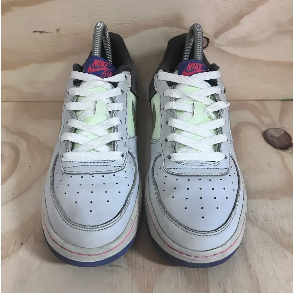 Nike-Air Force 1 Dunk It Smash-Sneakers-Blue/Gray-Kids Big Unisex-6Y -CT1628-601